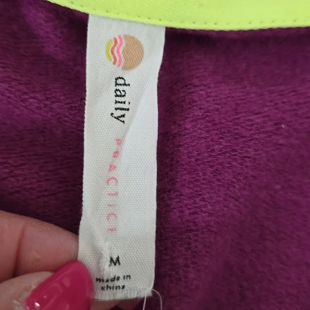 Anthropologie Daily Practice Komi Hooded Mini Lounge Dress - Picture 7 of 8